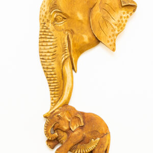 The "Matriarch" Hand-Carved Wall Sculpture